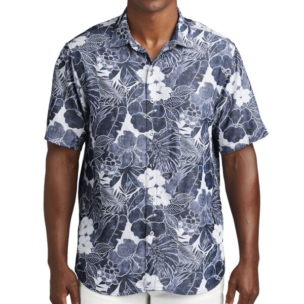 Coconut Point Playa Flora Short Sleeve Shirt Thumbnail