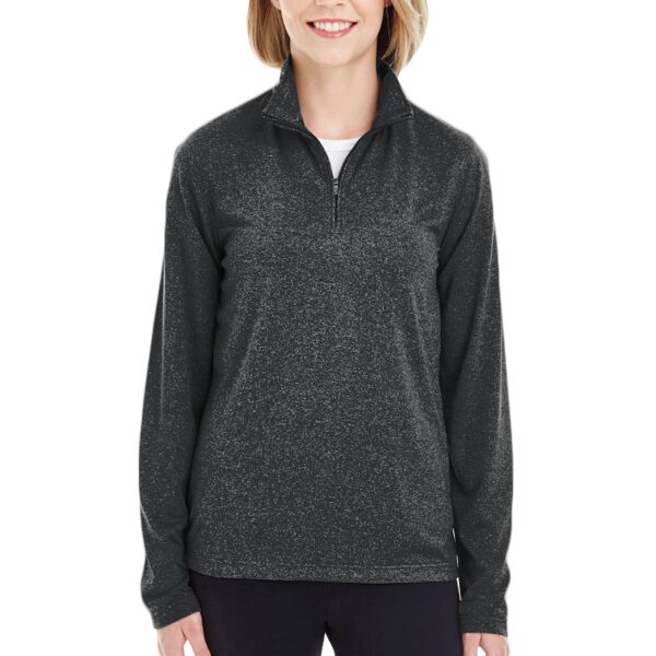 Women's Cool & Dry Heathered Performance Quarter-Zip Pullover Thumbnail