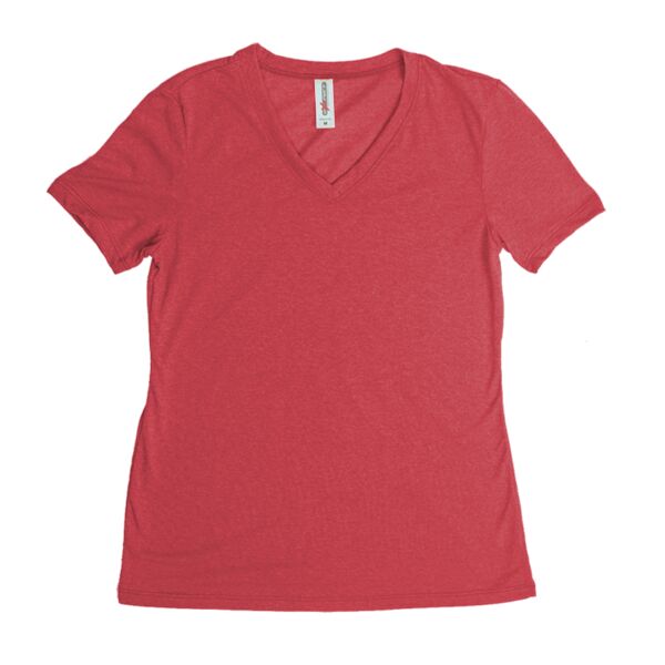 AA202 Women's Short Sleeve V-Neck Tee Thumbnail