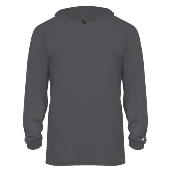 Youth B-Core Long Sleeve Hooded T-Shirt Thumbnail