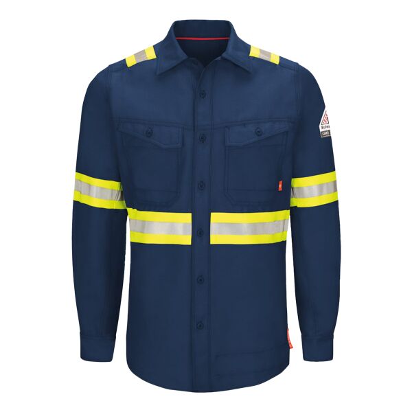 Men's iQ Series® Endurance Enhanced-Vis Work Shirt Thumbnail